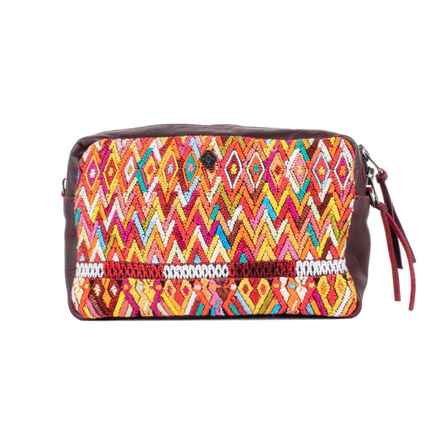 WANDER CROSSBODY SET - OOAK HUIPIL - VINO TINTO - NO. 201426