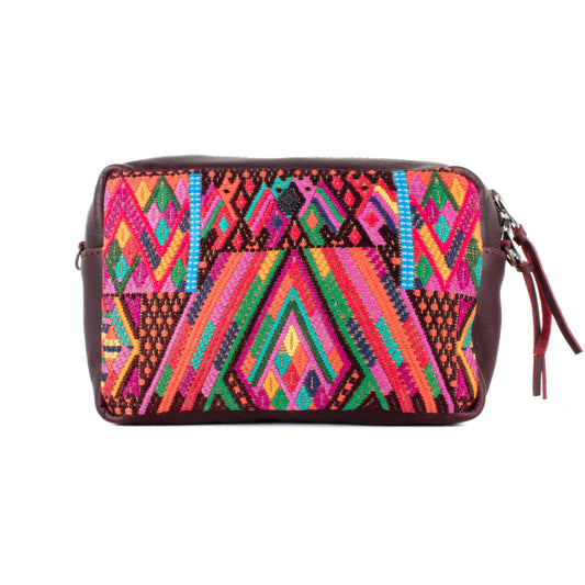 WANDER CROSSBODY SET - OOAK HUIPIL - VINO TINTO - NO. 201428