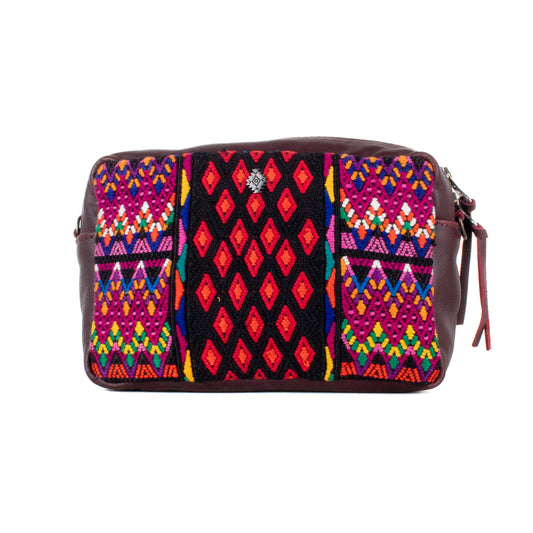 WANDER CROSSBODY SET - OOAK HUIPIL - VINO TINTO - NO. 201430