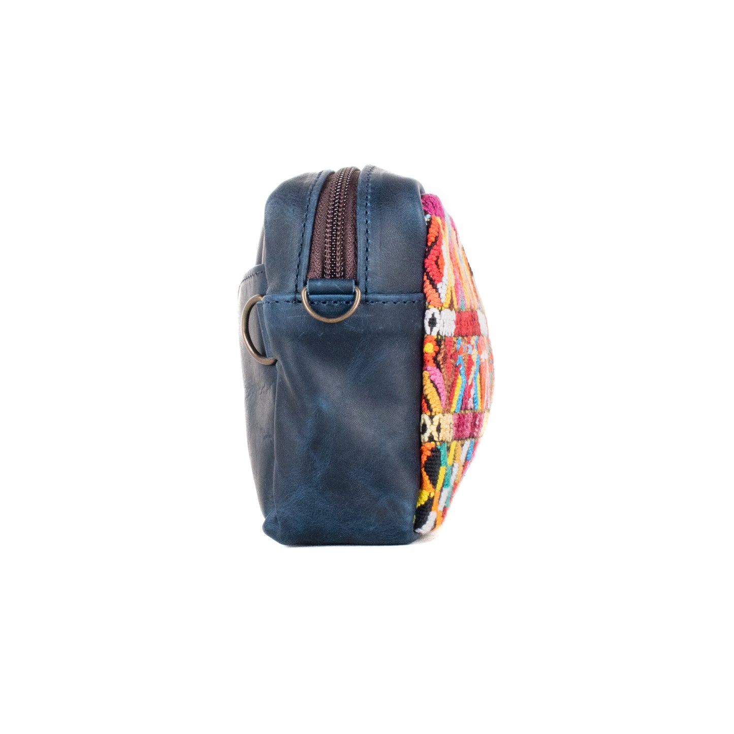 WANDER CROSSBODY SET - OOAK HUIPIL - NAVY - NO. 201432