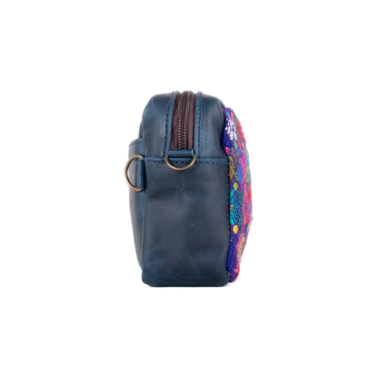 WANDER CROSSBODY SET - OOAK HUIPIL - NAVY - NO. 201433