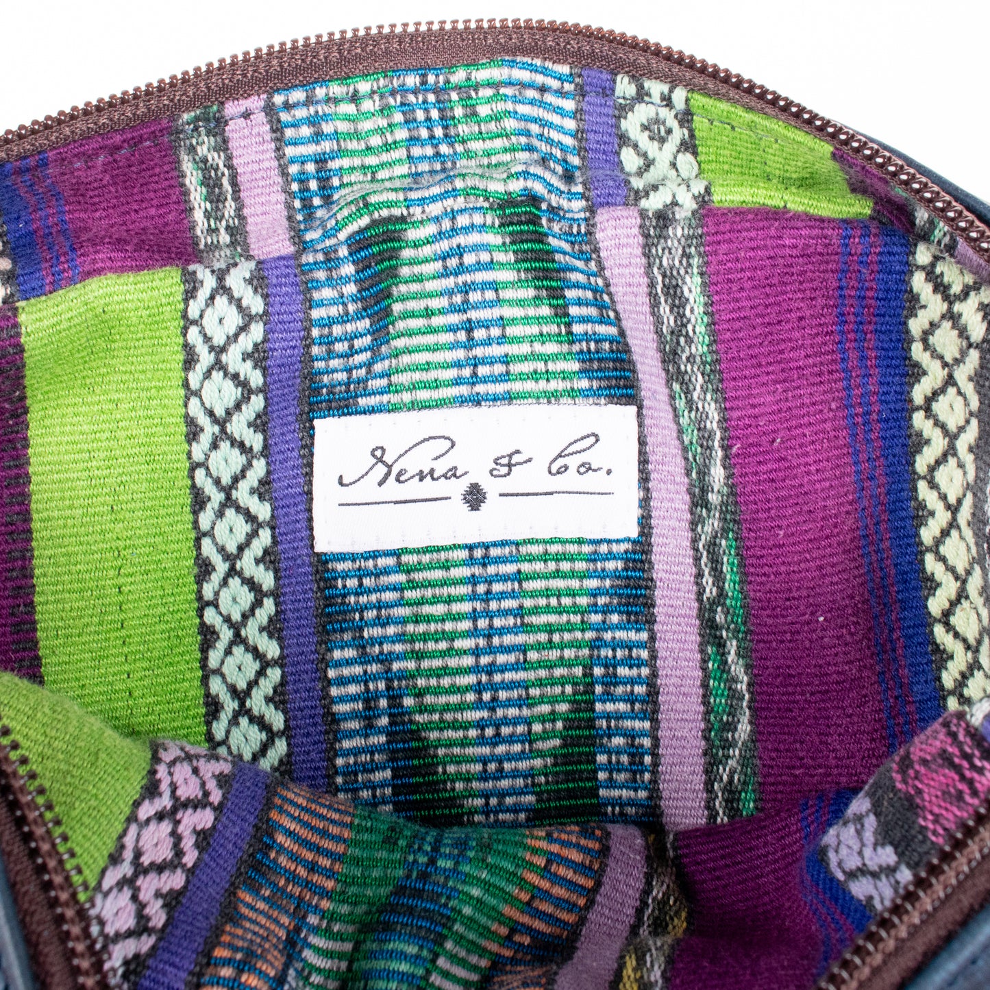 WANDER CROSSBODY SET - OOAK HUIPIL - NAVY - NO. 201433