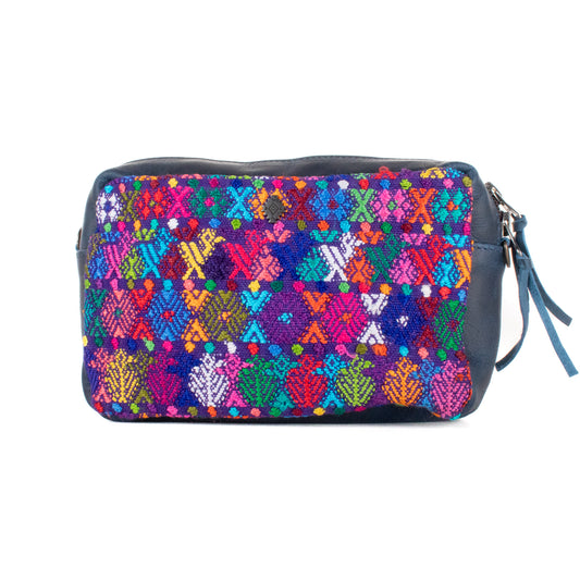 WANDER CROSSBODY SET - OOAK HUIPIL - NAVY - NO. 201433