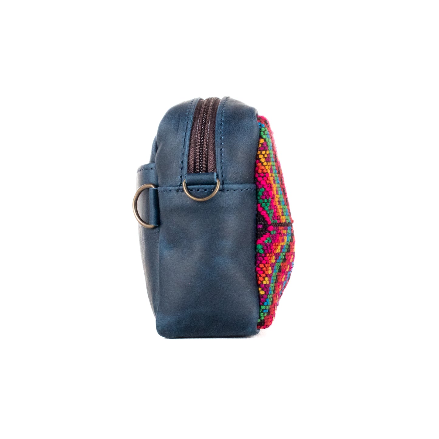 WANDER CROSSBODY SET - OOAK HUIPIL - NAVY - NO. 201434