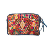 WANDER CROSSBODY SET - OOAK HUIPIL - NAVY - NO. 201435