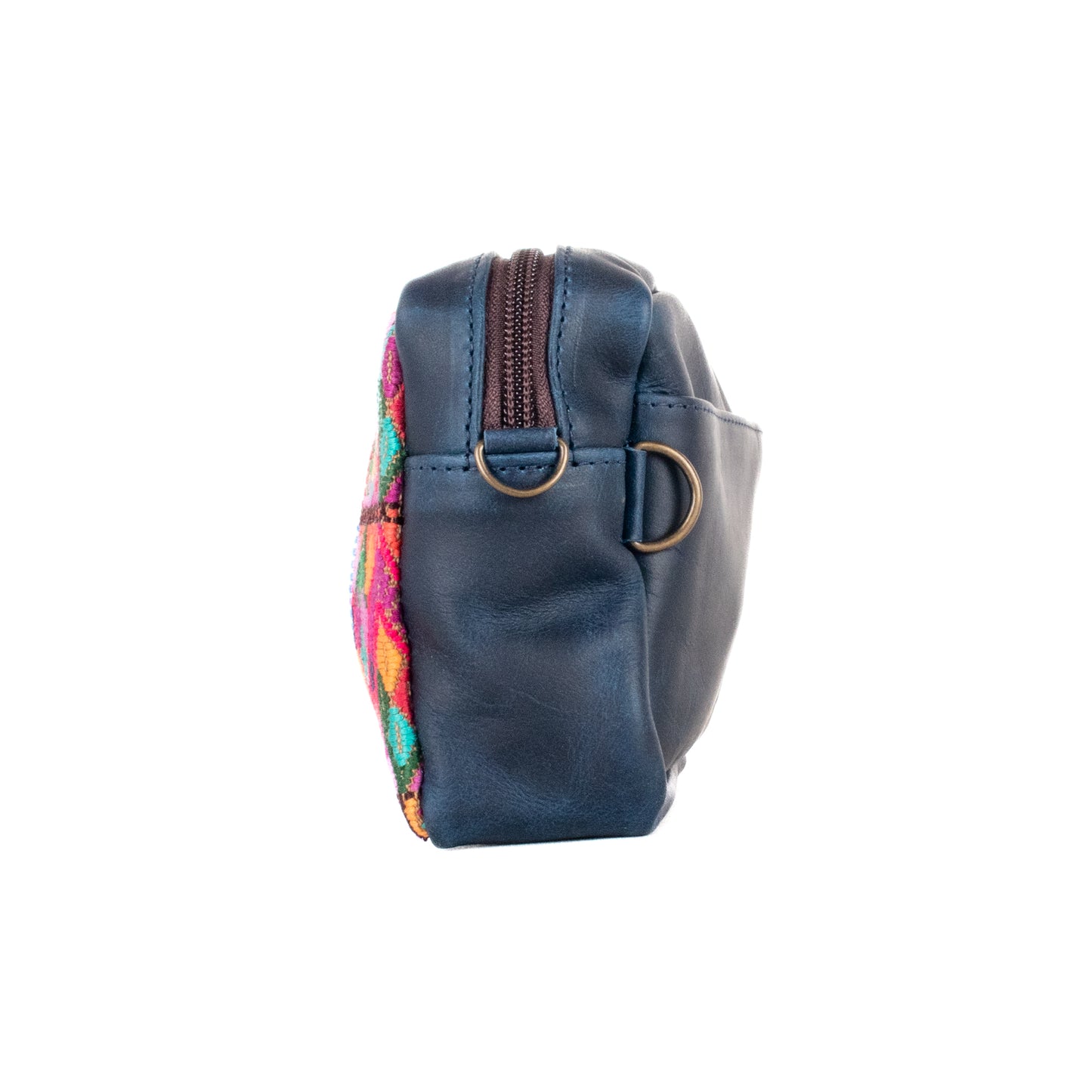 WANDER CROSSBODY SET - OOAK HUIPIL - NAVY - NO. 201436