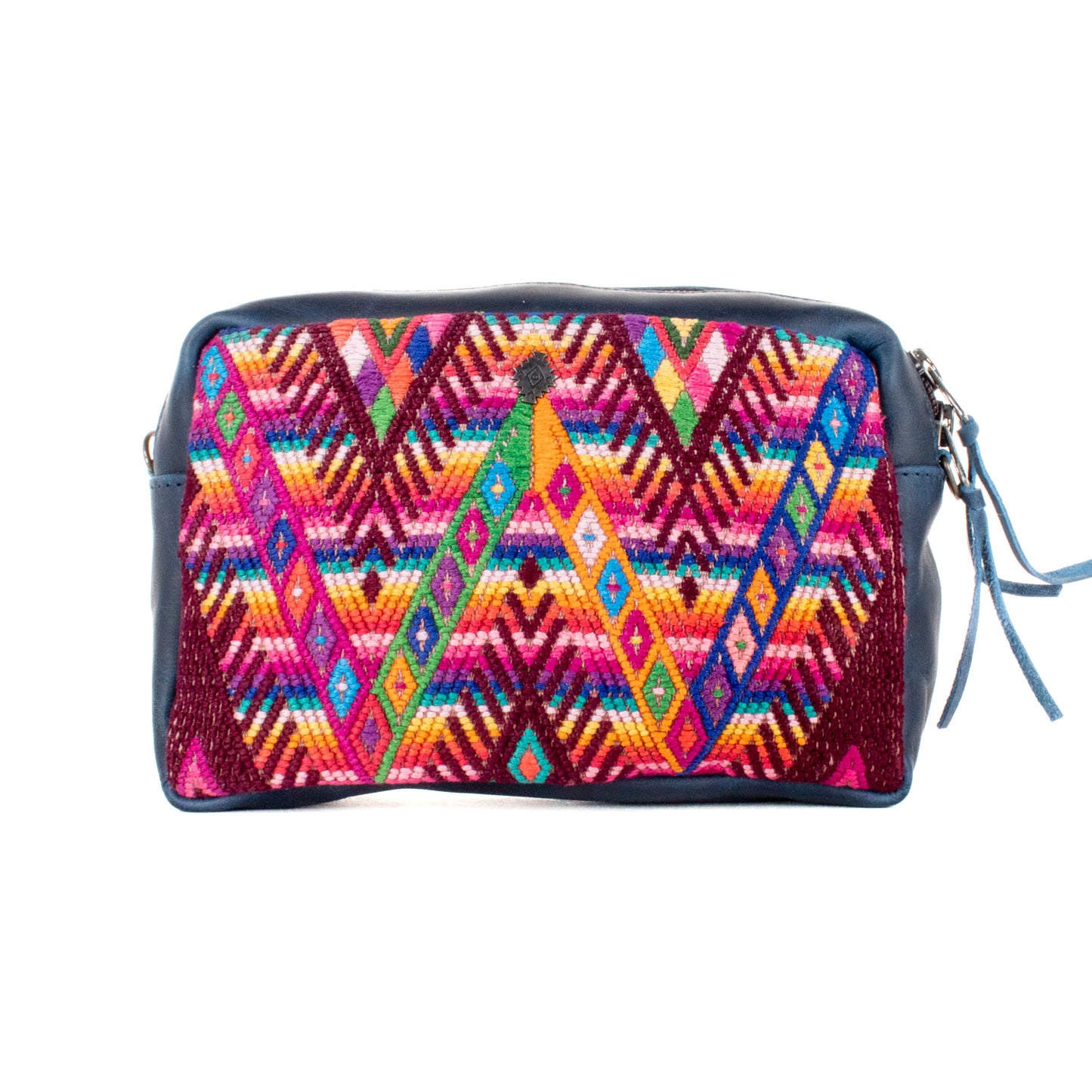 WANDER CROSSBODY SET - OOAK HUIPIL - NAVY - NO. 201437