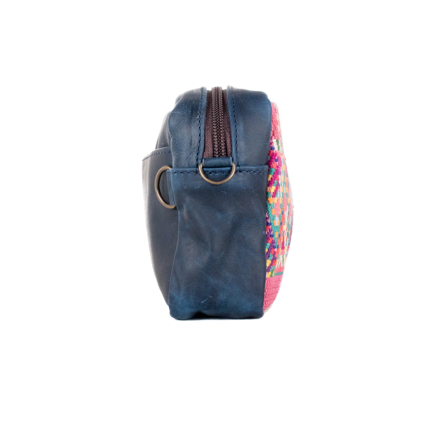 WANDER CROSSBODY SET - OOAK HUIPIL - NAVY - NO. 201438