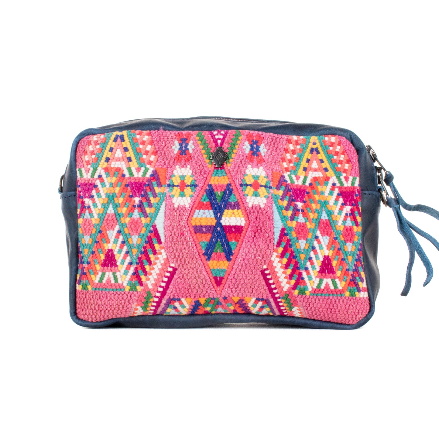 WANDER CROSSBODY SET - OOAK HUIPIL - NAVY - NO. 201438
