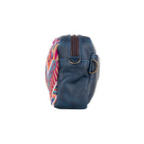 WANDER CROSSBODY SET - OOAK HUIPIL - NAVY - NO. 201439