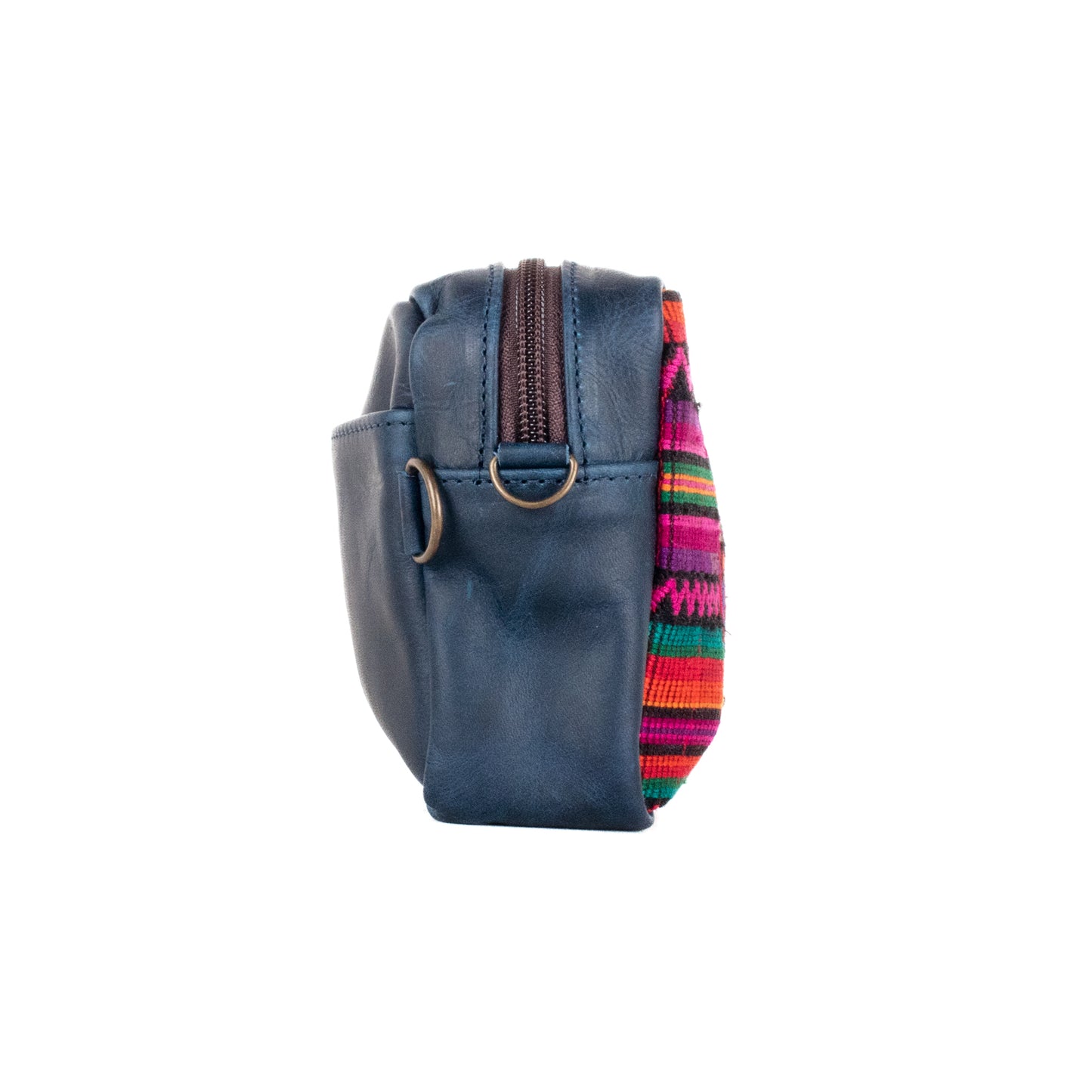 WANDER CROSSBODY SET - OOAK HUIPIL - NAVY - NO. 201440