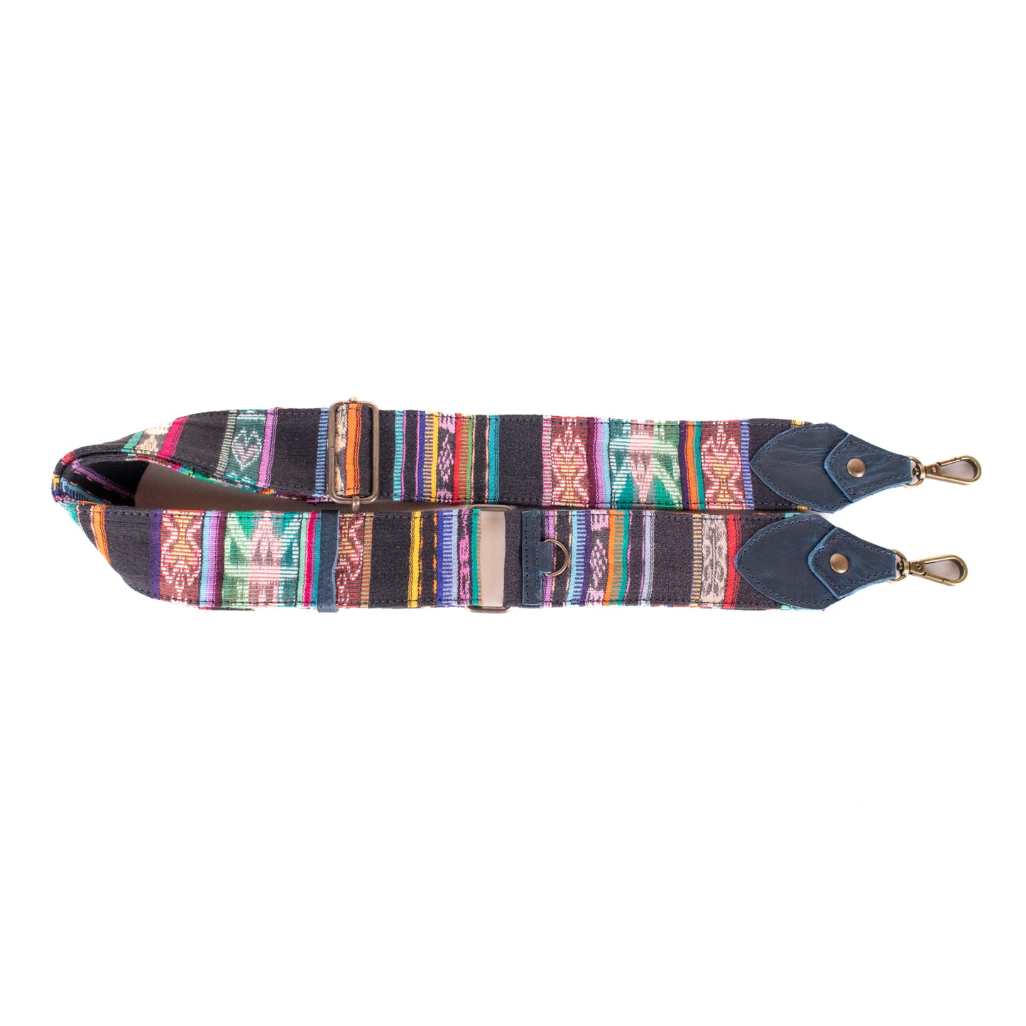 WANDER CROSSBODY SET - OOAK HUIPIL - NAVY - NO. 201440