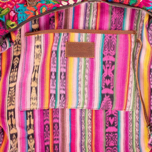 PENELOPE BAG - OOAK HUIPIL - CAFE - NO. 201446