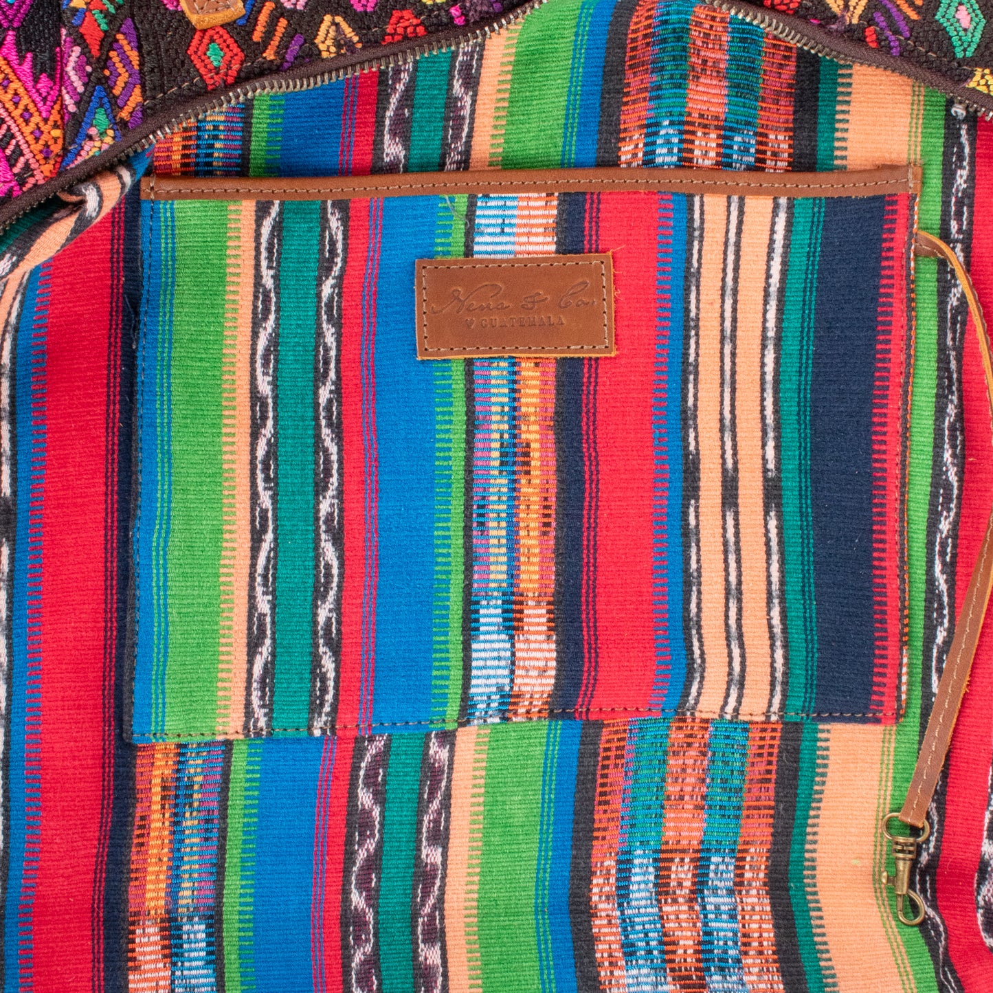 PENELOPE BAG - OOAK HUIPIL - CAFE - NO. 201447