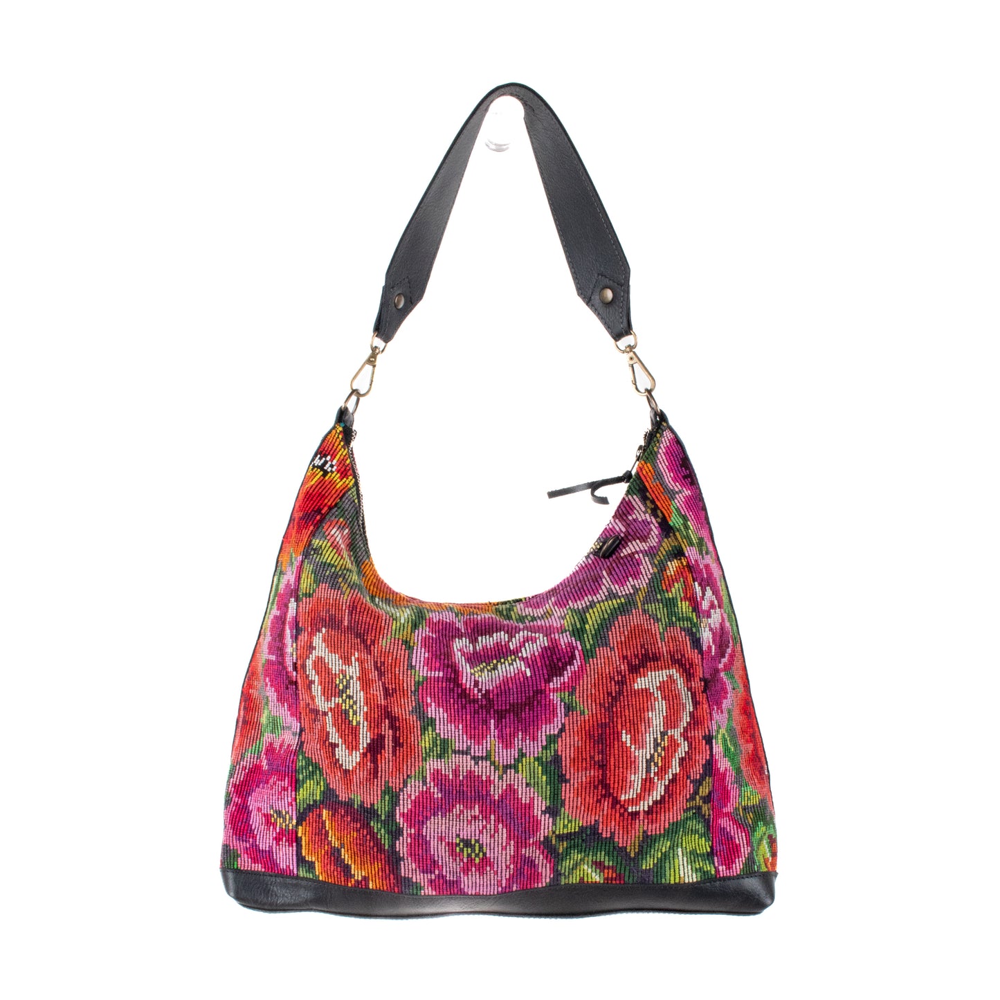 PENELOPE BAG - OOAK HUIPIL - BLACK - NO. 201452