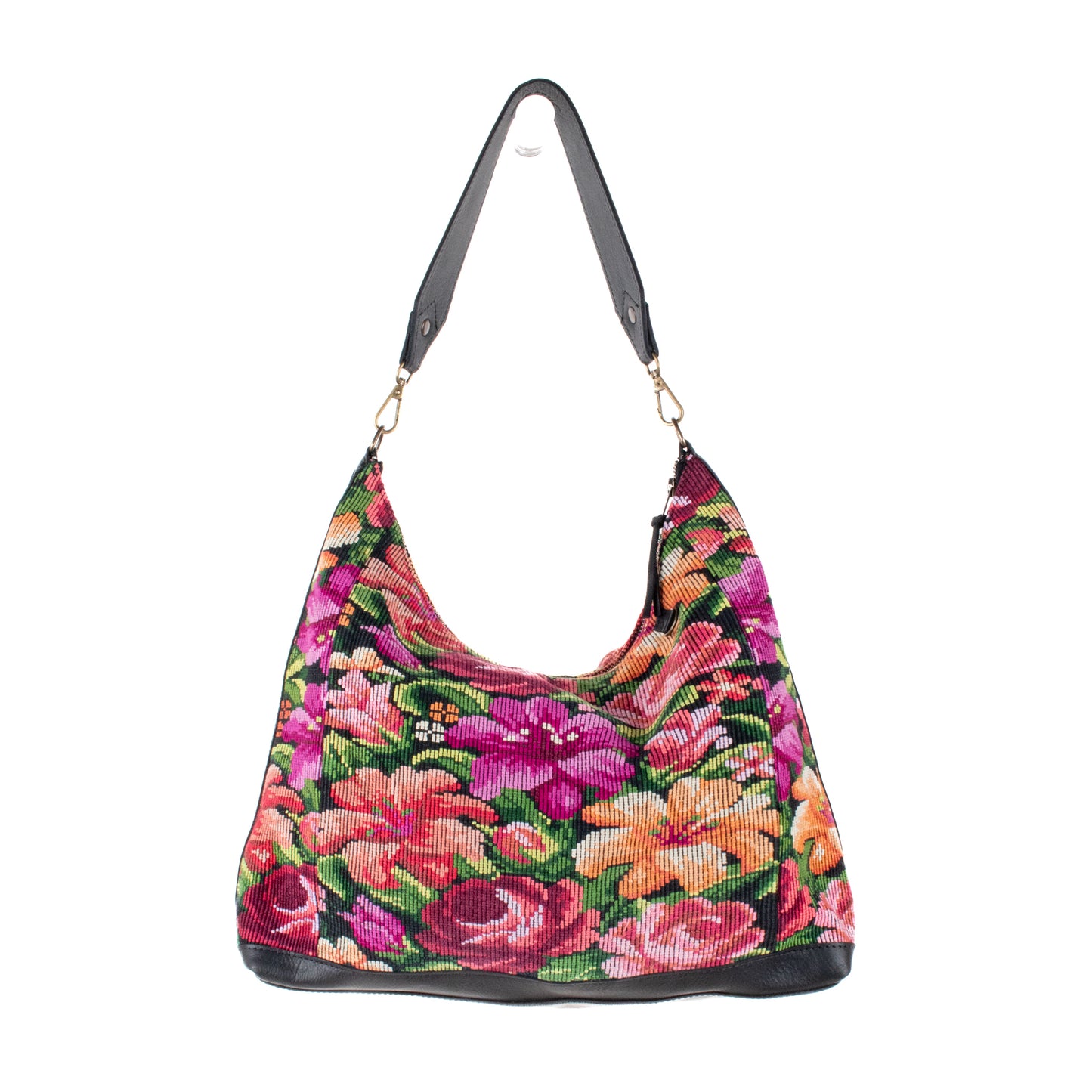 PENELOPE BAG - OOAK HUIPIL - BLACK - NO. 201455
