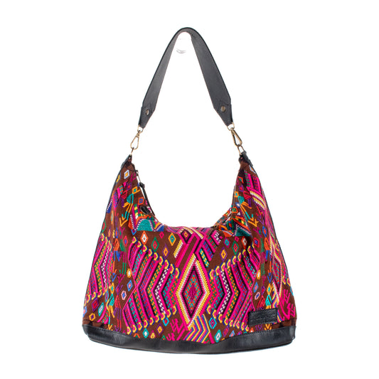 PENELOPE BAG - OOAK HUIPIL - BLACK - NO. 201456