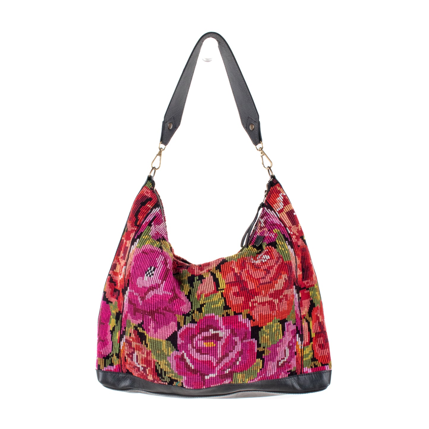 PENELOPE BAG - OOAK HUIPIL - BLACK - NO. 201457