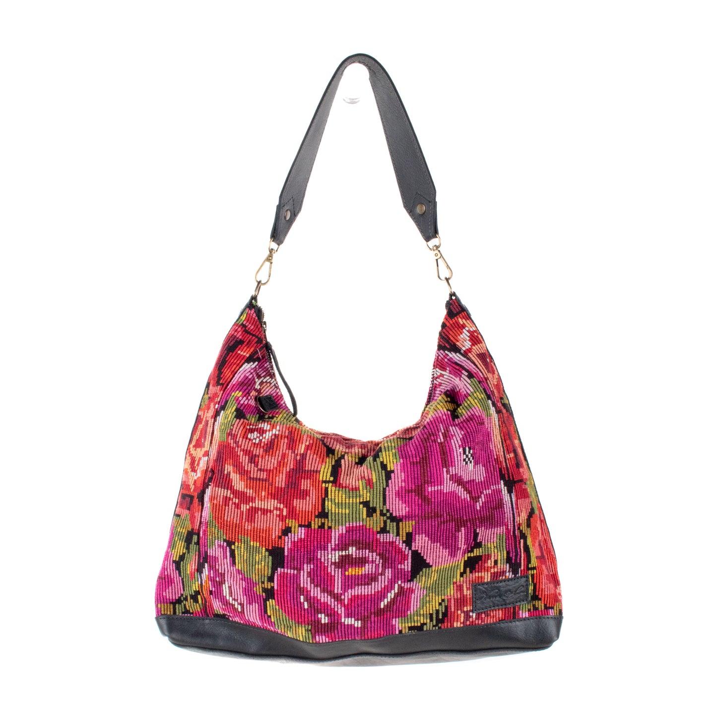 PENELOPE BAG - OOAK HUIPIL - BLACK - NO. 201457