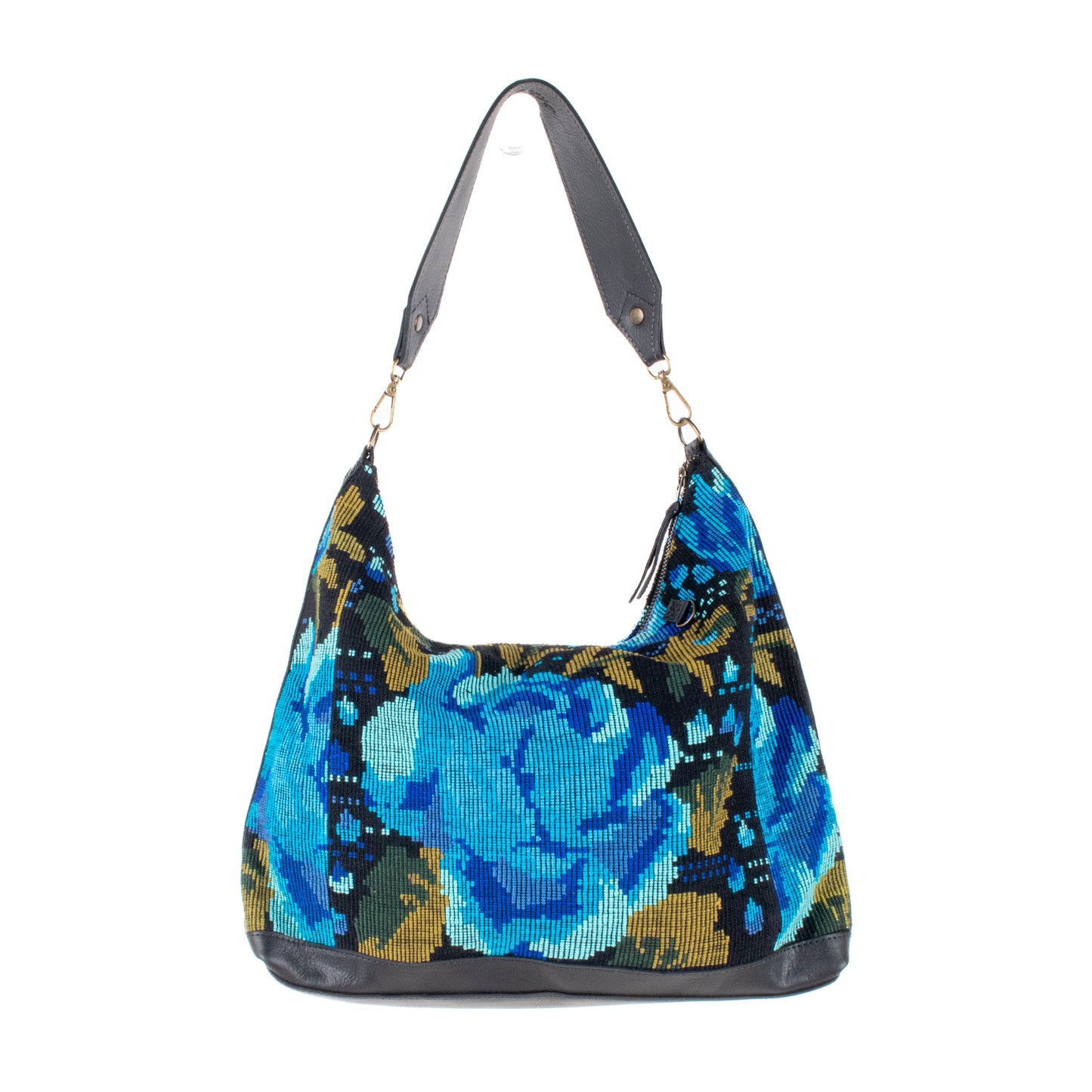 PENELOPE BAG - OOAK HUIPIL - BLACK - NO. 201459