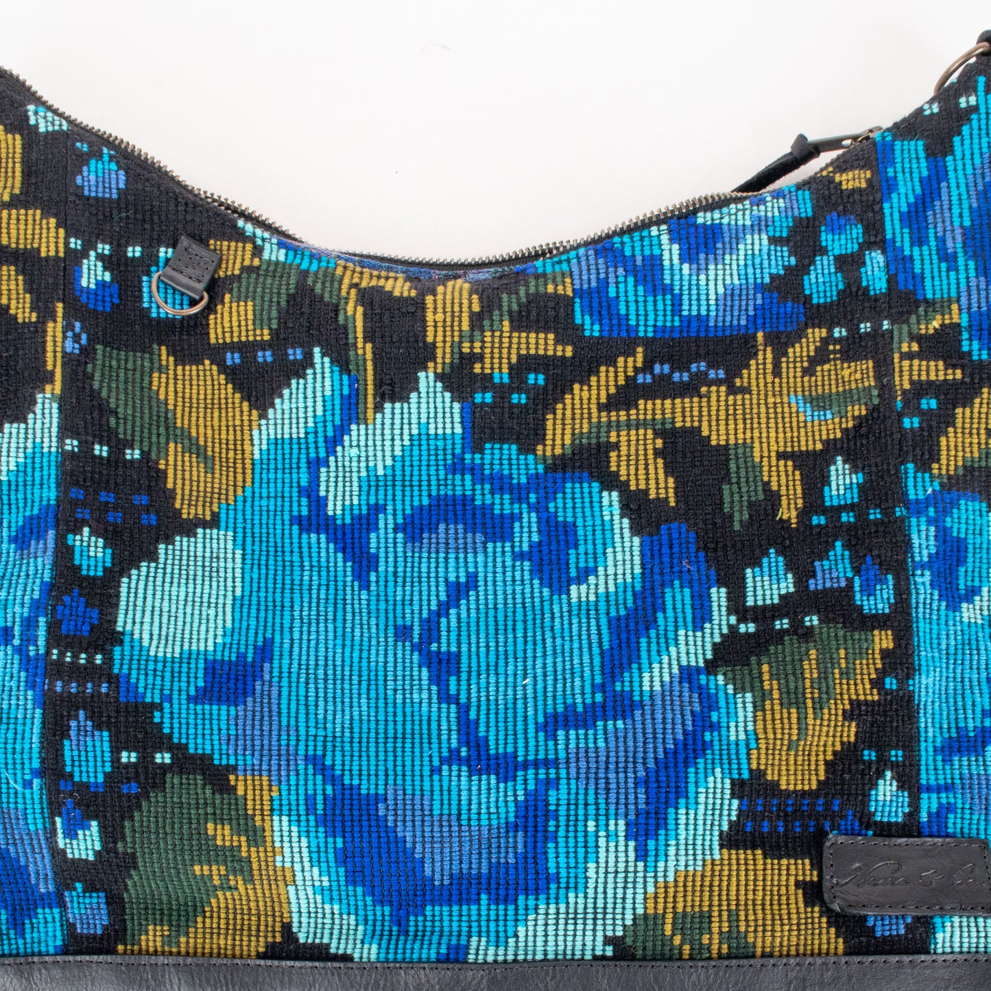 PENELOPE BAG - OOAK HUIPIL - BLACK - NO. 201459