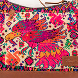 SMALL PENELOPE BAG - OOAK HUIPIL - CAFE - NO. 201462
