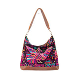 SMALL PENELOPE BAG - OOAK HUIPIL - CAFE - NO. 201463