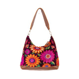 SMALL PENELOPE BAG - OOAK HUIPIL - CAFE - NO. 201465