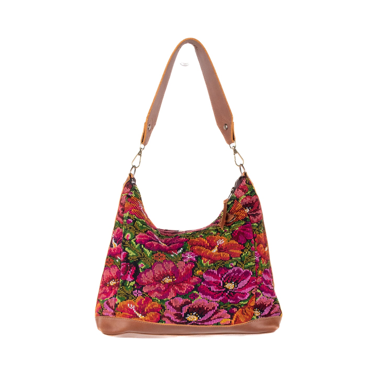 SMALL PENELOPE BAG - OOAK HUIPIL - CAFE - NO. 201466