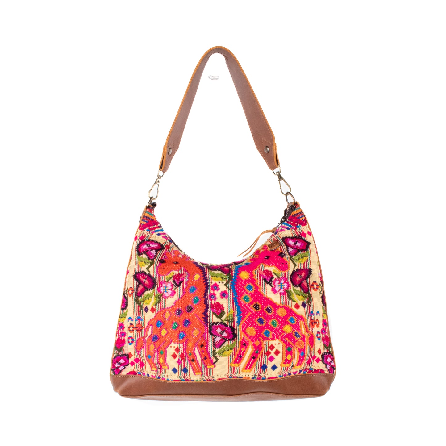SMALL PENELOPE BAG - OOAK HUIPIL - CAFE - NO. 201467