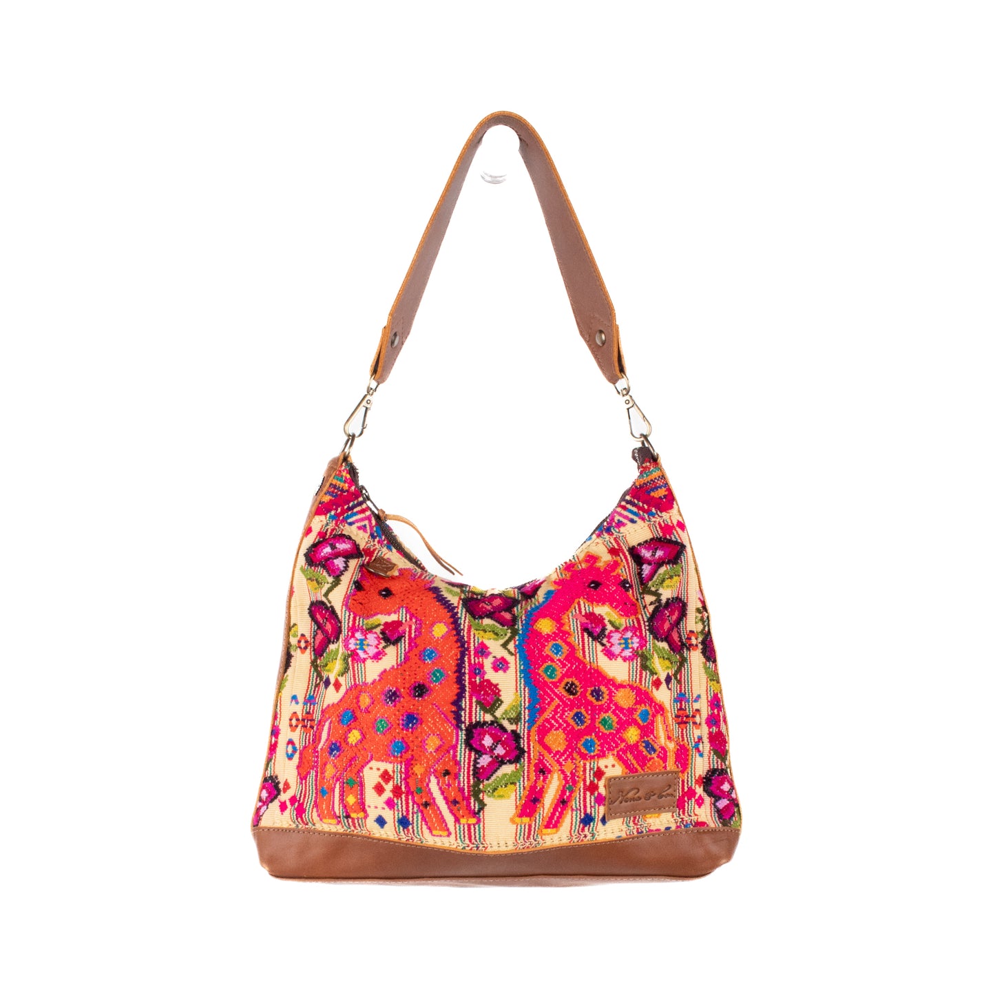 SMALL PENELOPE BAG - OOAK HUIPIL - CAFE - NO. 201467