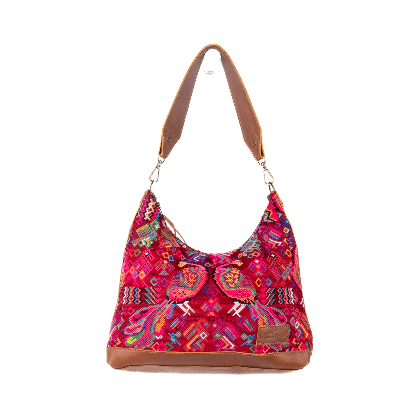 SMALL PENELOPE BAG - OOAK HUIPIL - CAFE - NO. 201468