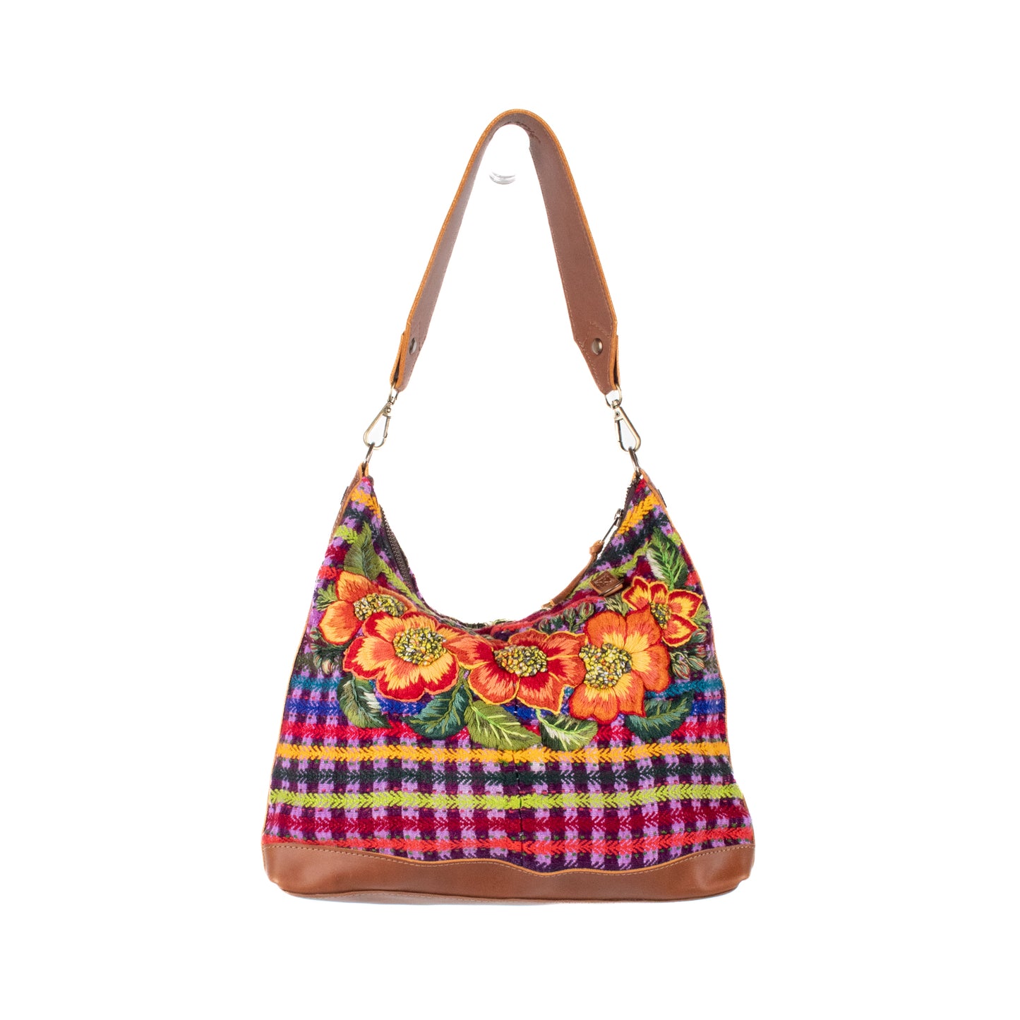 SMALL PENELOPE BAG - OOAK HUIPIL - CAFE - NO. 201470