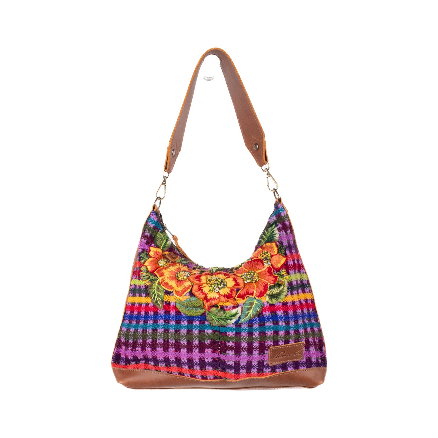 SMALL PENELOPE BAG - OOAK HUIPIL - CAFE - NO. 201470