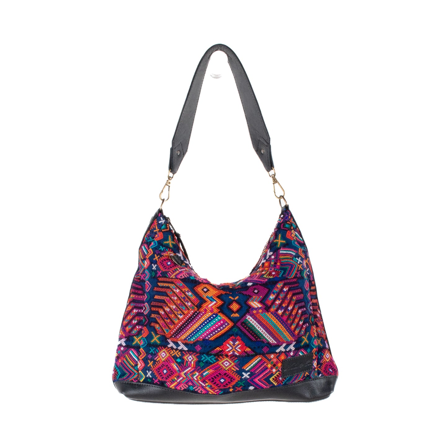 SMALL PENELOPE BAG - OOAK HUIPIL - BLACK - NO. 201474