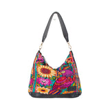 SMALL PENELOPE BAG - OOAK HUIPIL - BLACK - NO. 201478