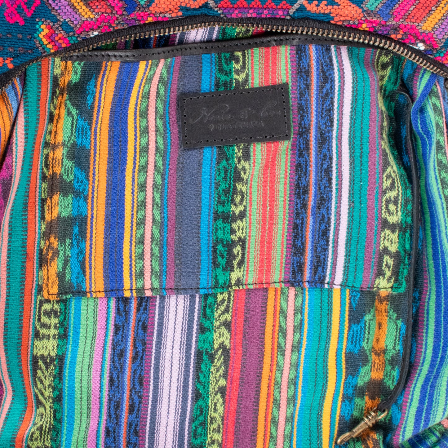 SMALL PENELOPE BAG - OOAK HUIPIL - BLACK - NO. 201479