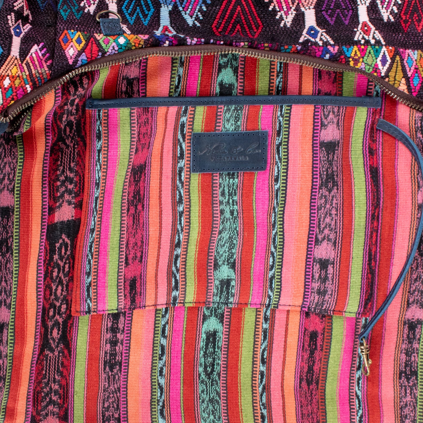 PENELOPE BAG - OOAK HUIPIL - NAVY - NO. 201501