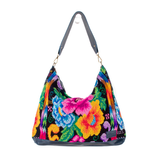PENELOPE BAG - OOAK HUIPIL - NAVY - NO. 201503