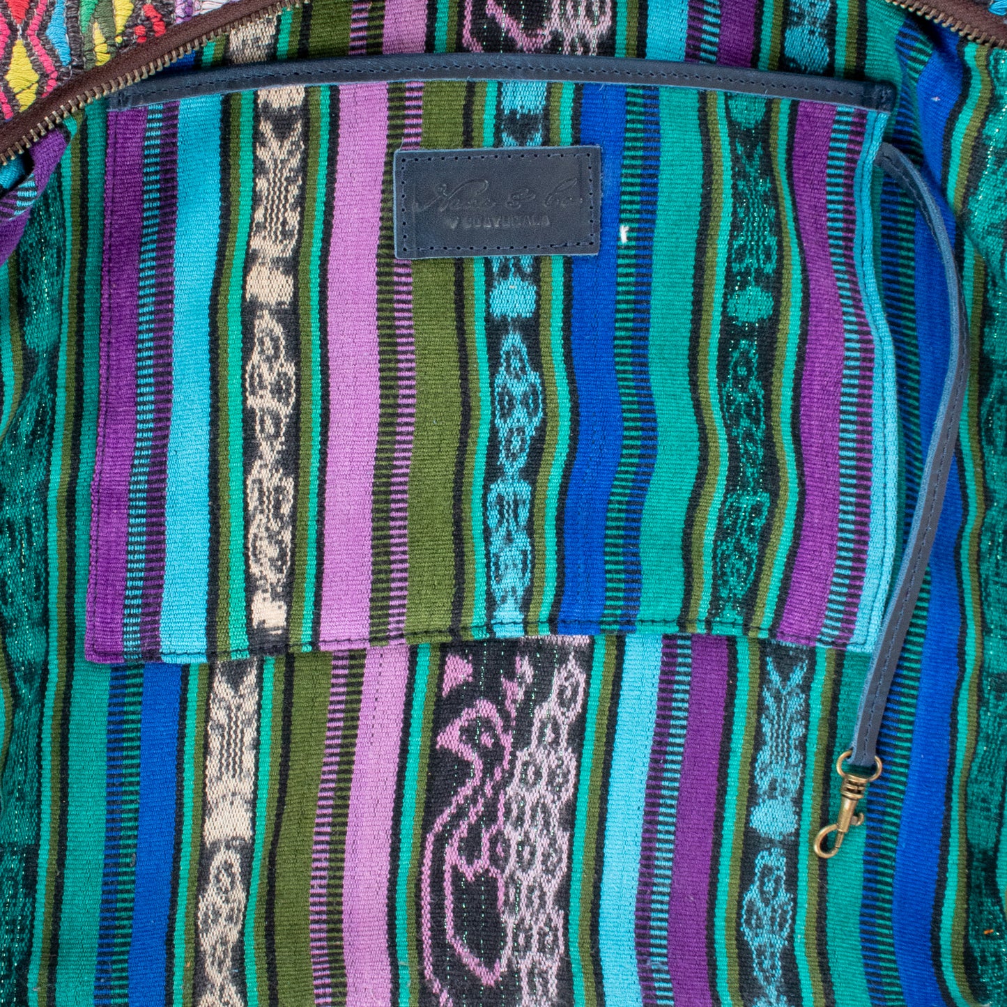 PENELOPE BAG - OOAK HUIPIL - NAVY - NO. 201504