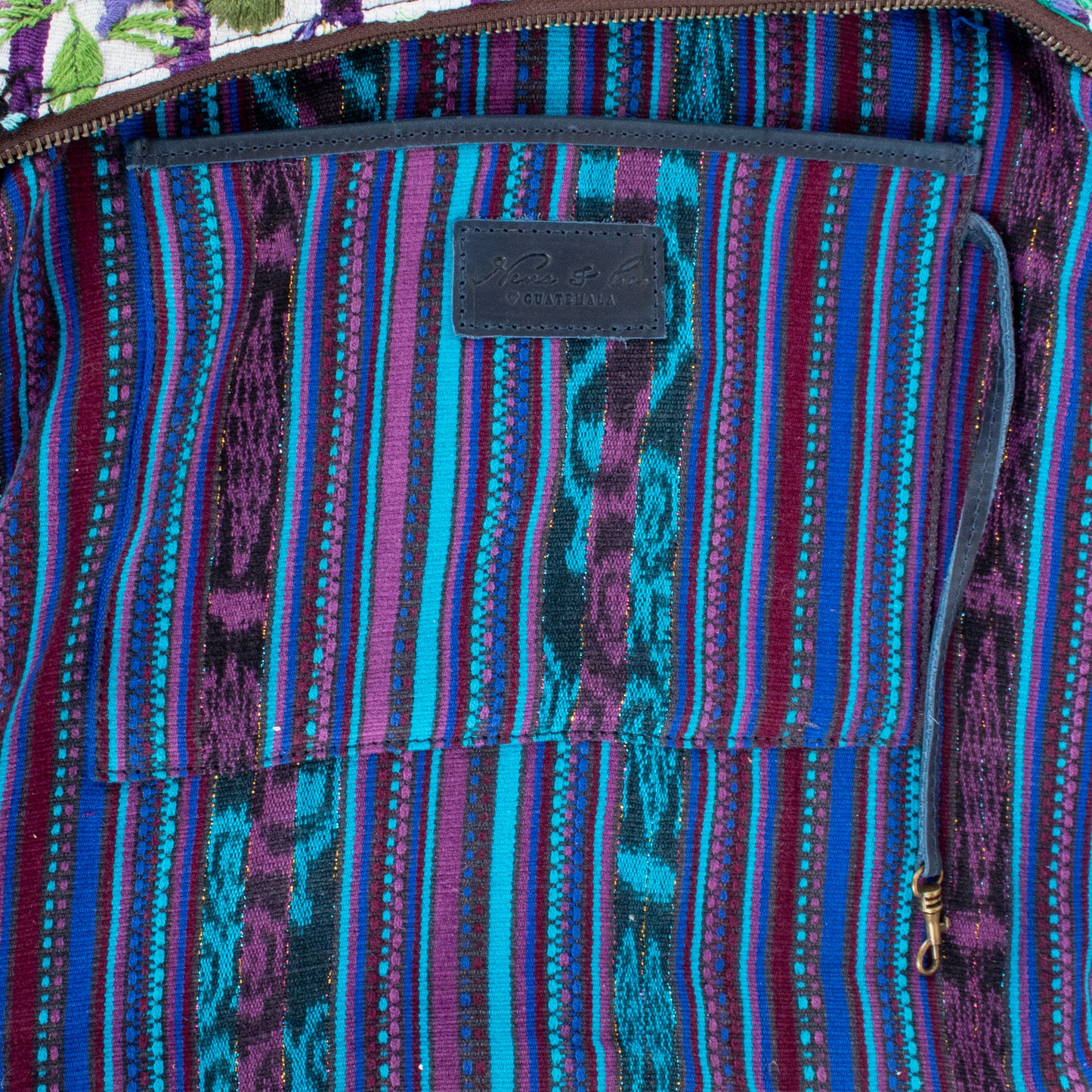 PENELOPE BAG - OOAK HUIPIL - NAVY - NO. 201506