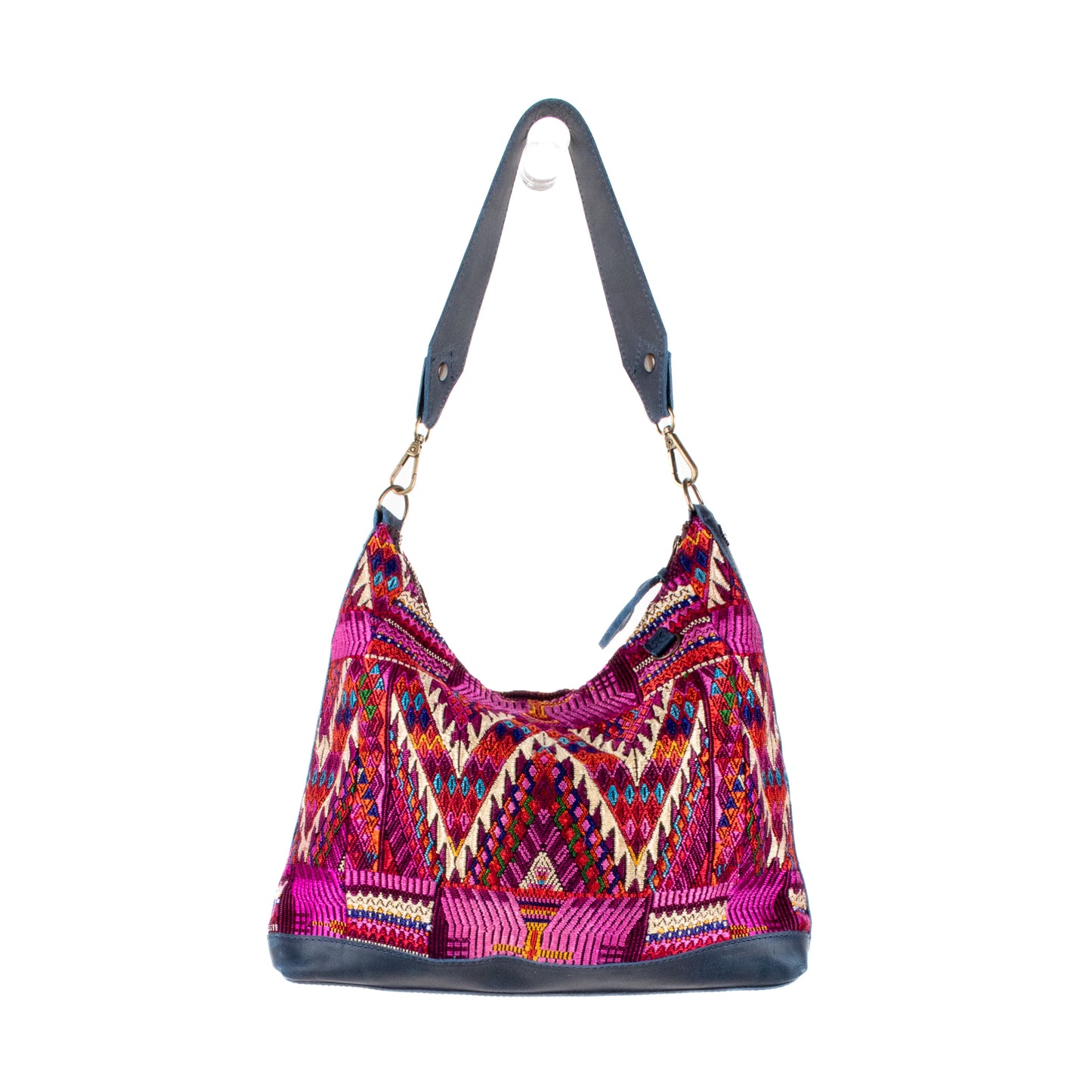 SMALL PENELOPE BAG - OOAK HUIPIL - NAVY - NO. 201511