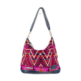 SMALL PENELOPE BAG - OOAK HUIPIL - NAVY - NO. 201511