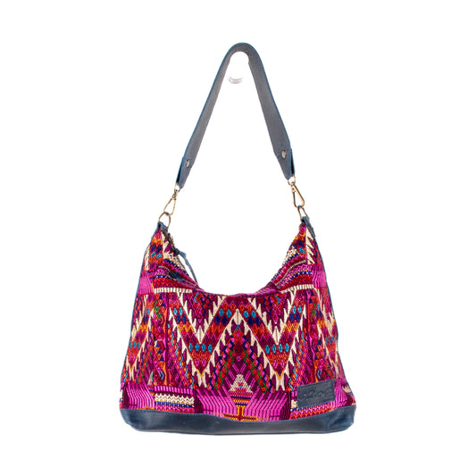 SMALL PENELOPE BAG - OOAK HUIPIL - NAVY - NO. 201511
