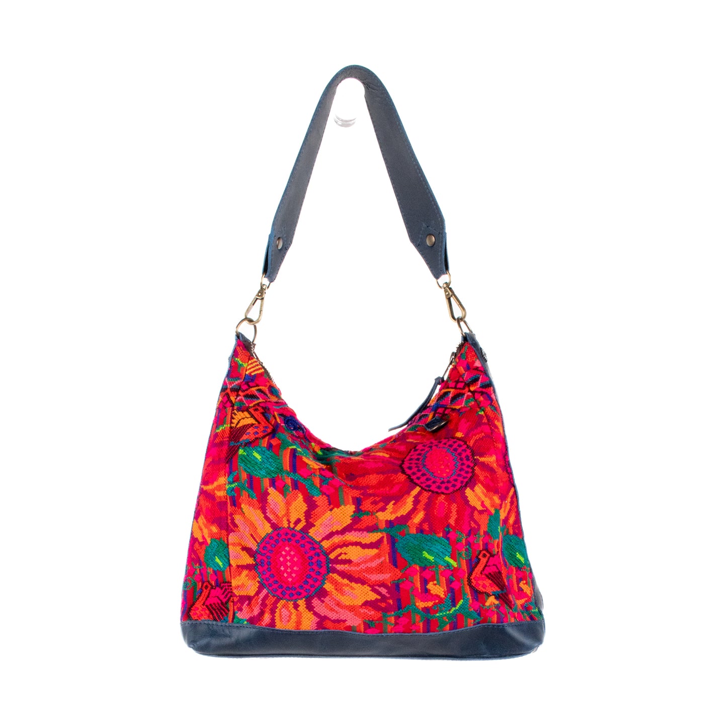 SMALL PENELOPE BAG - OOAK HUIPIL - NAVY - NO. 201512