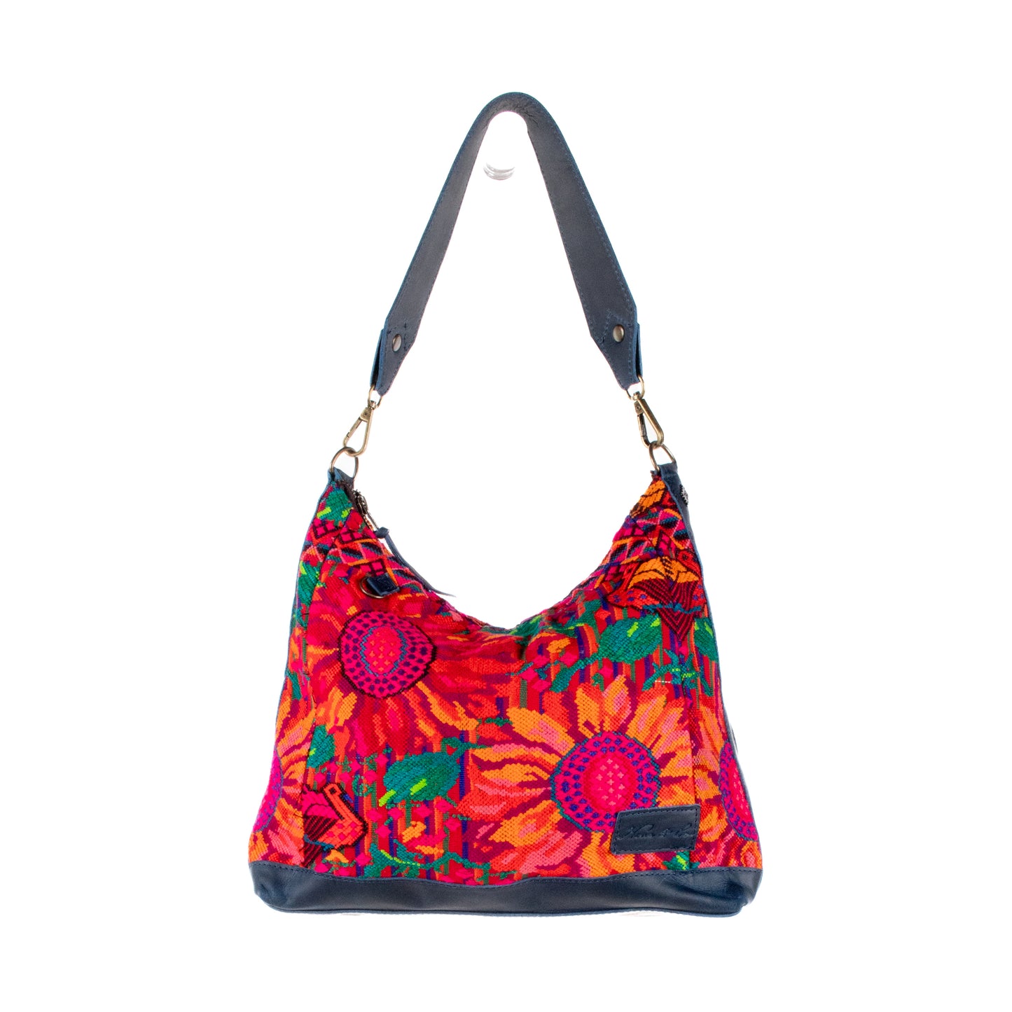 SMALL PENELOPE BAG - OOAK HUIPIL - NAVY - NO. 201512