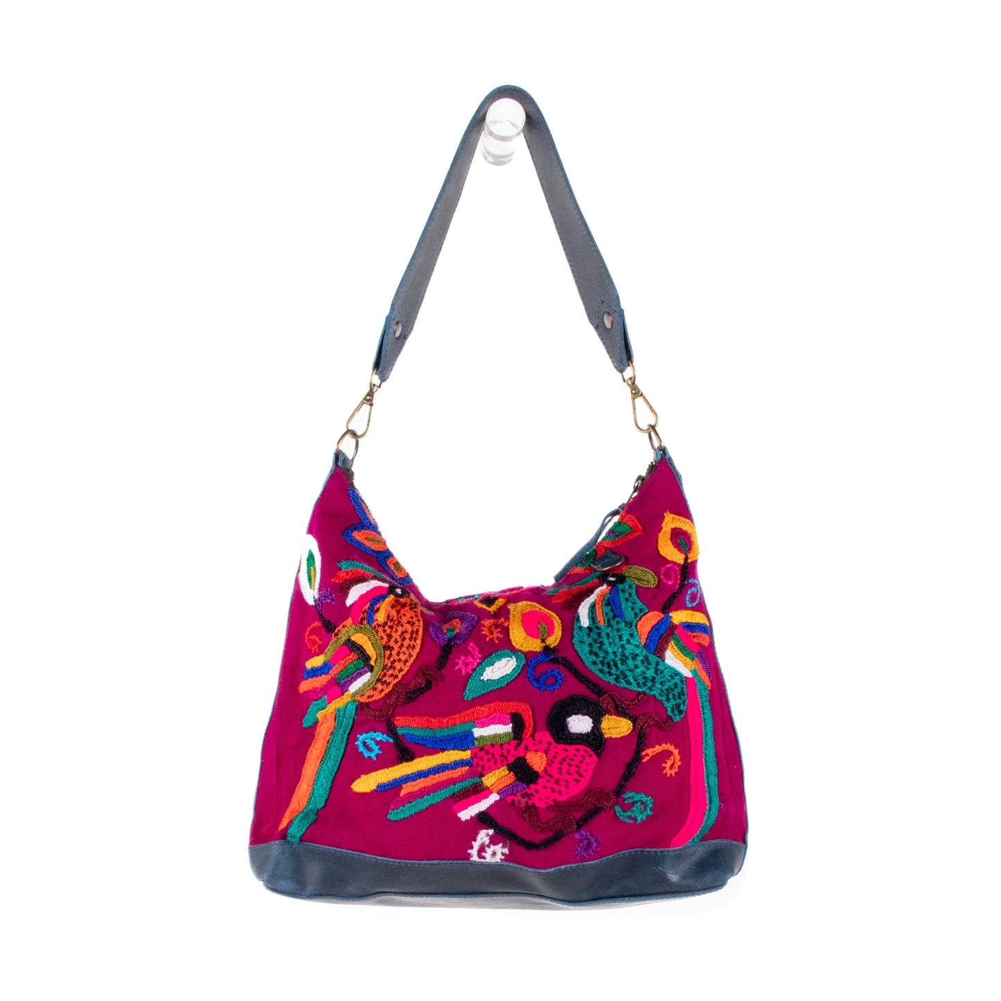 SMALL PENELOPE BAG - OOAK HUIPIL - NAVY - NO. 201513