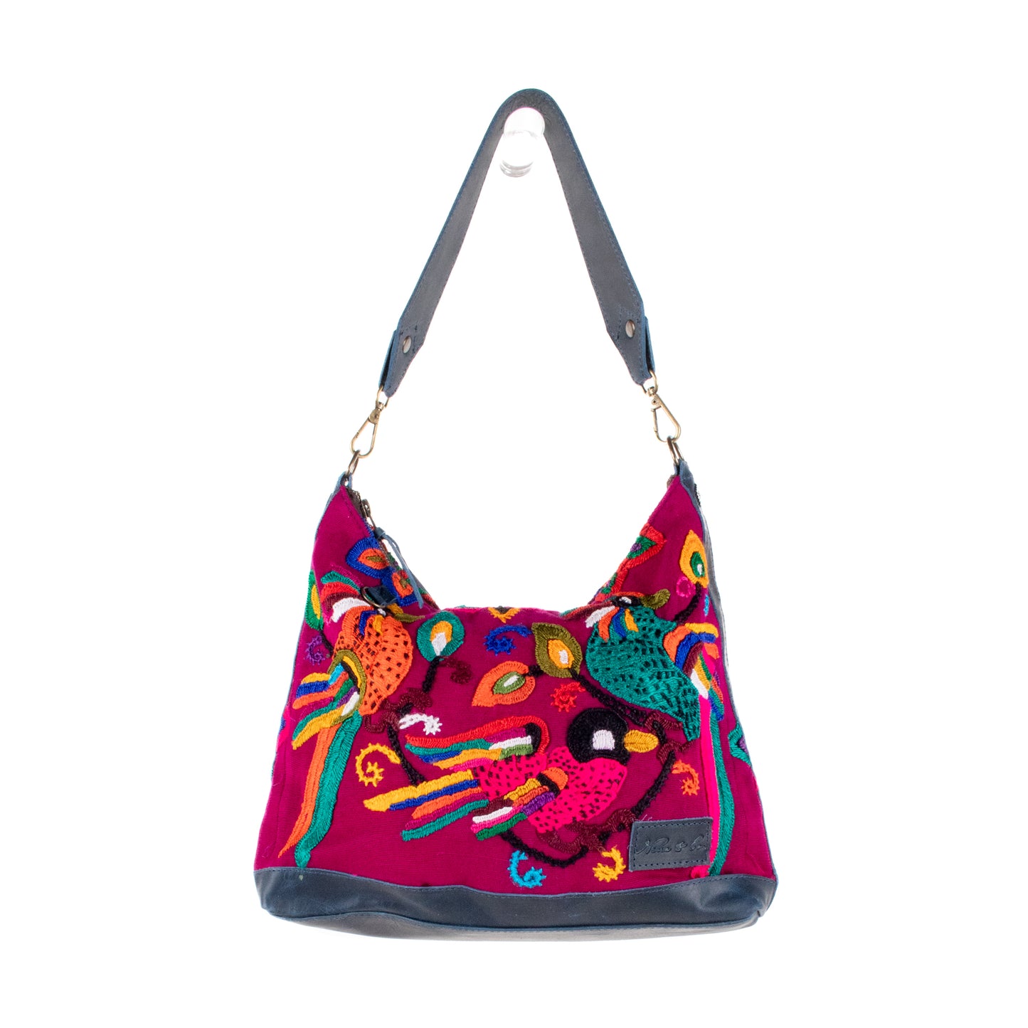 SMALL PENELOPE BAG - OOAK HUIPIL - NAVY - NO. 201513
