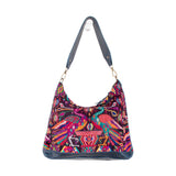 SMALL PENELOPE BAG - OOAK HUIPIL - NAVY - NO. 201515