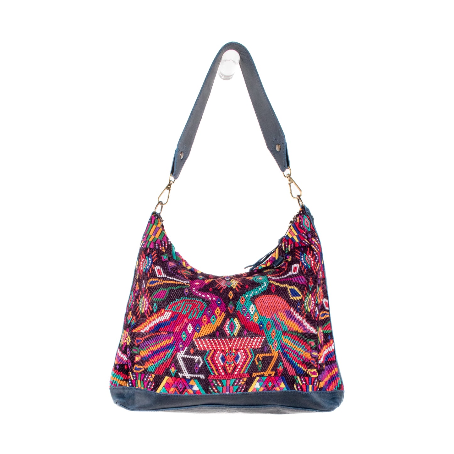 SMALL PENELOPE BAG - OOAK HUIPIL - NAVY - NO. 201515
